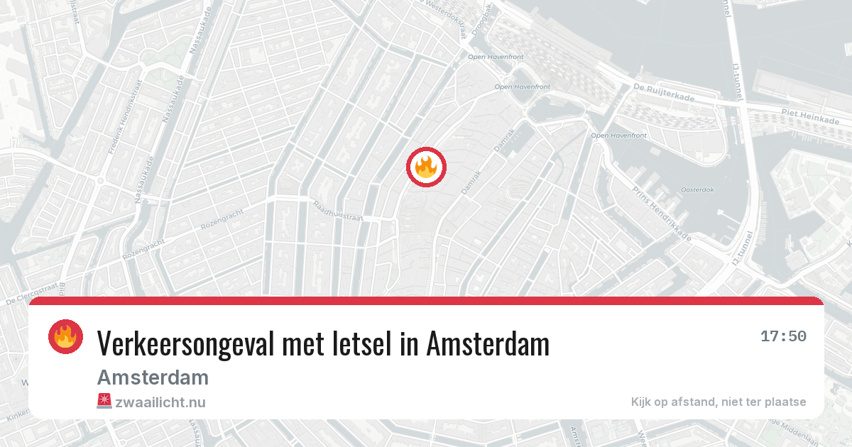 Verkeersongeval met letsel in Amsterdam — 21 jul 2026