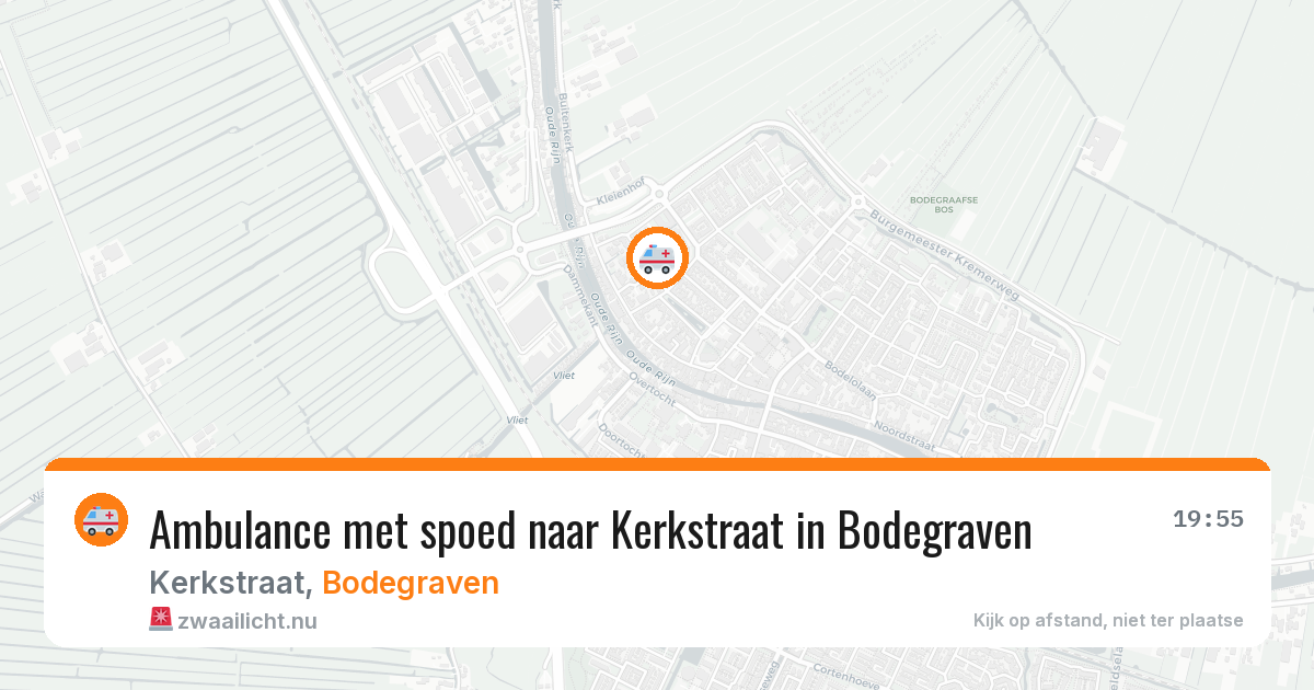 Ambulance met spoed naar Kerkstraat in Bodegraven — 12 feb 2026