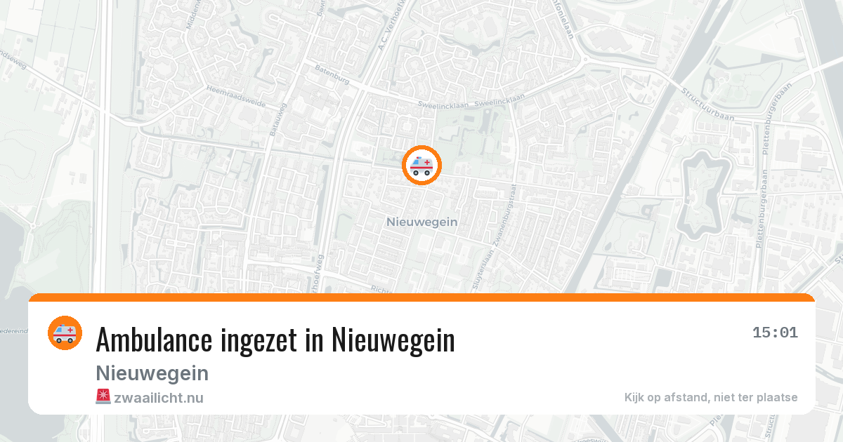 Ambulance ingezet in Nieuwegein — 25 jun 2026