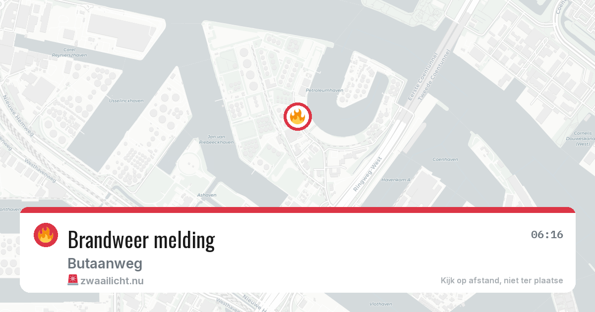 Brandweer melding — 26 mei 2026