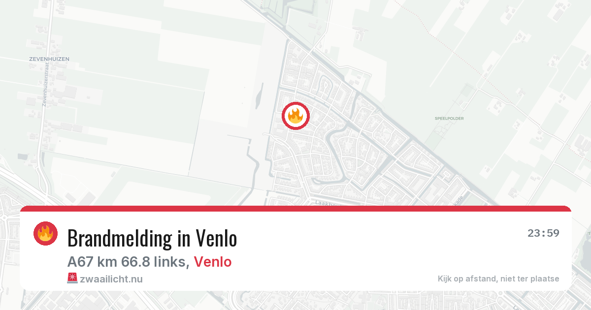 Brandmelding in Venlo — 21 jan 2026