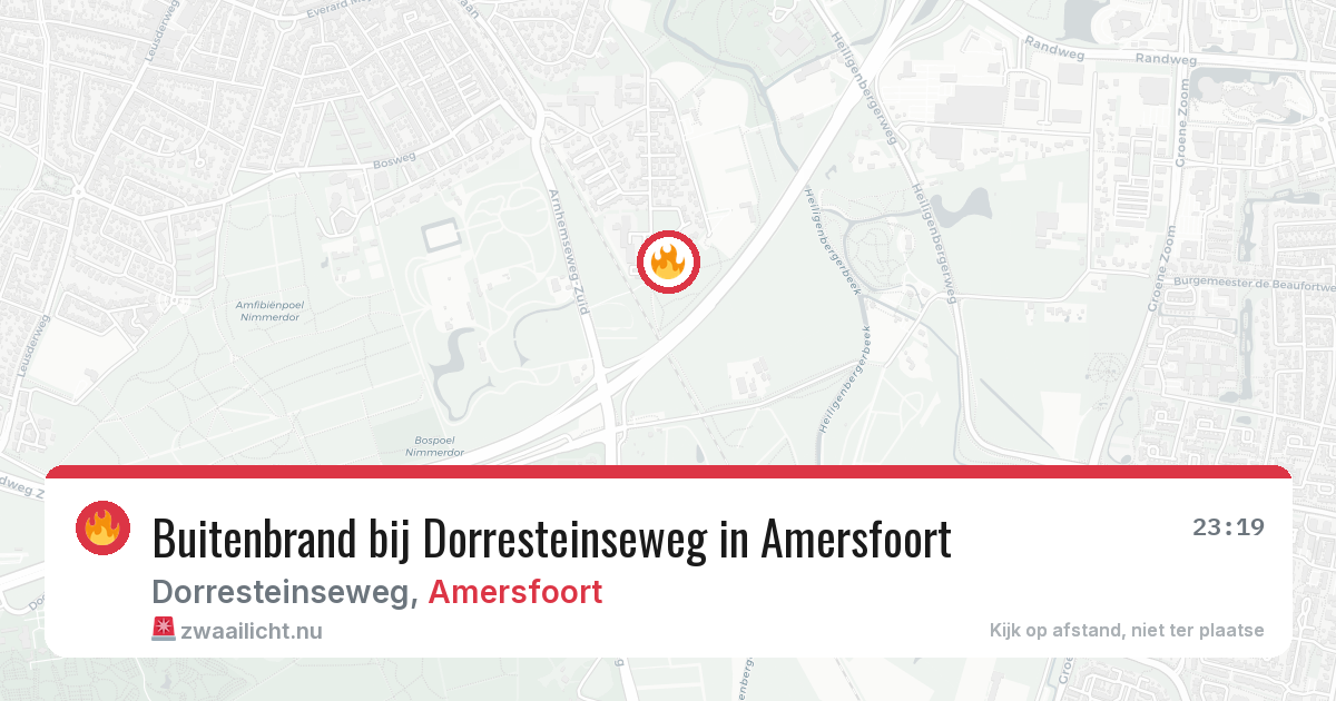 Buitenbrand bij Dorresteinseweg in Amersfoort — 12 apr 2026