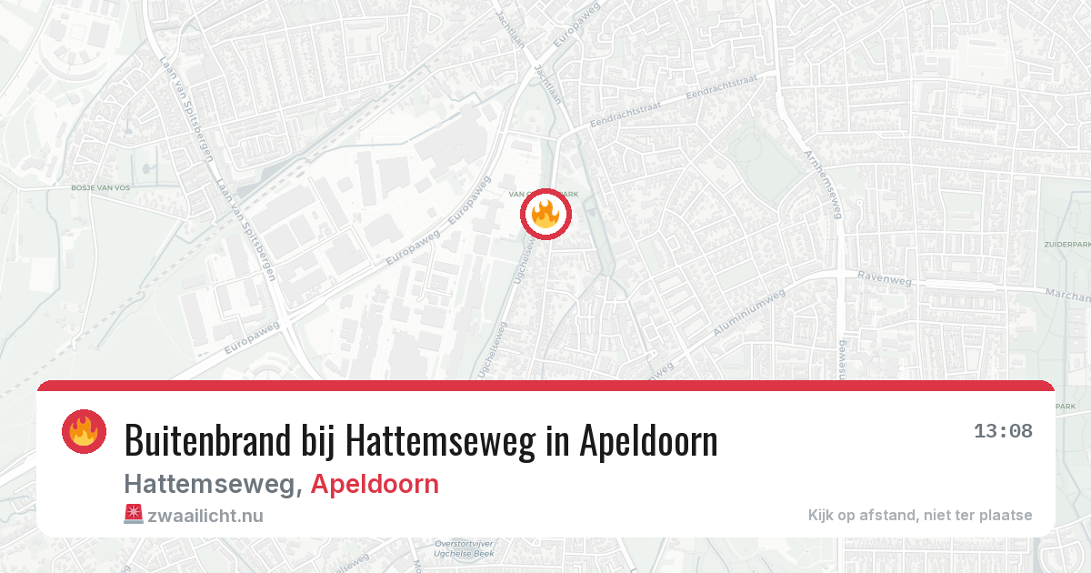 Buitenbrand bij Hattemseweg in Apeldoorn — 20 mei 2026