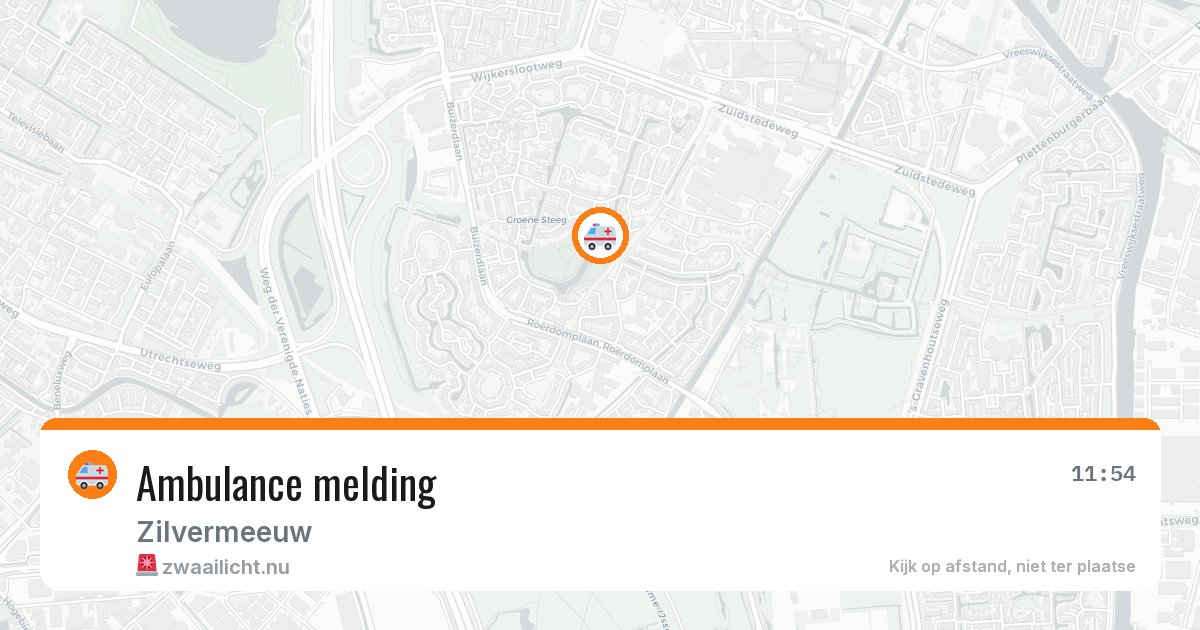 Ambulance melding — 25 jul 2026