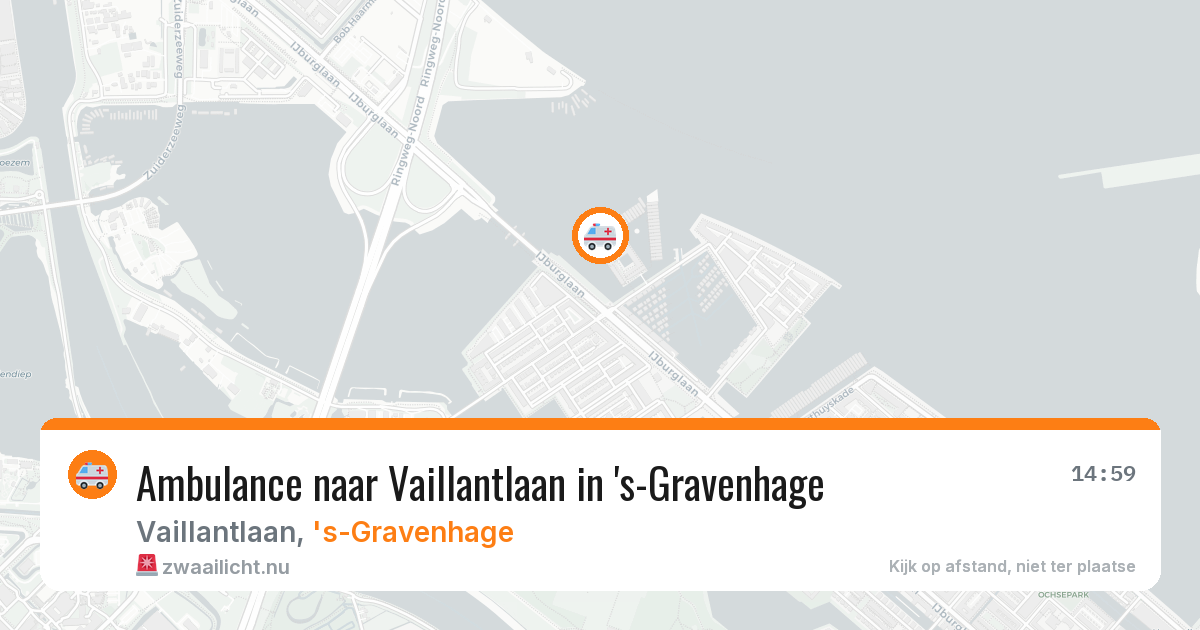 Ambulance naar Vaillantlaan in 's-Gravenhage — 6 apr 2026