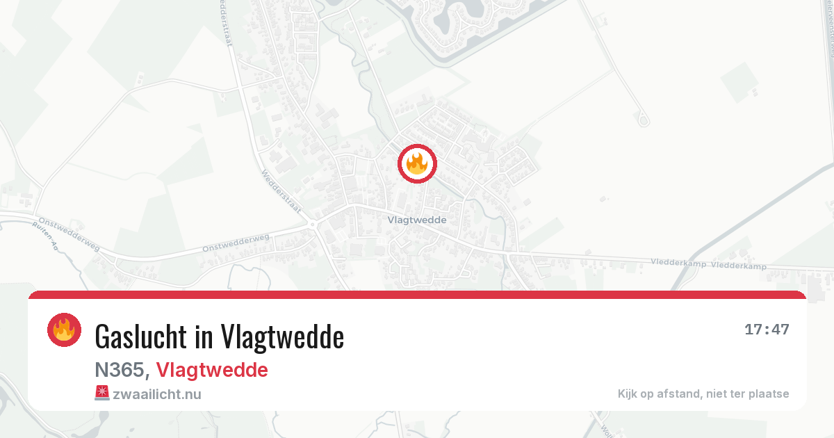 Gaslucht in Vlagtwedde — 19 mrt 2026