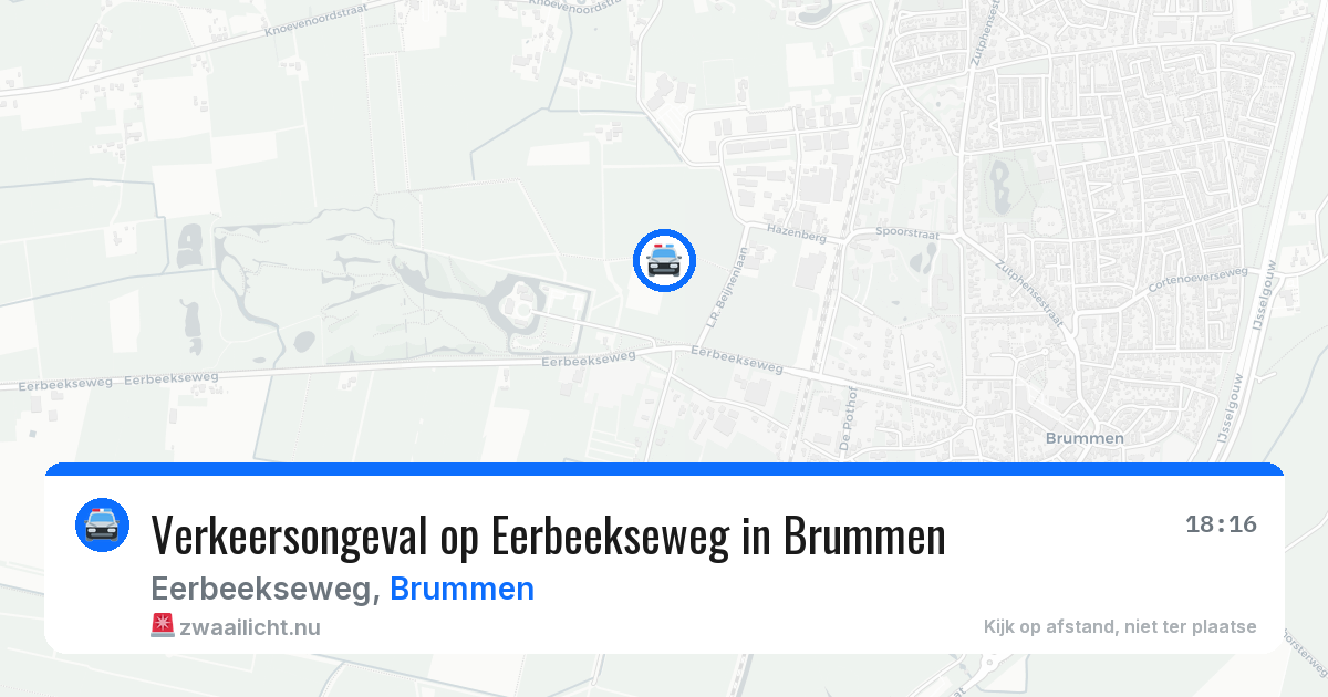 Verkeersongeval op Eerbeekseweg in Brummen — 21 apr 2026