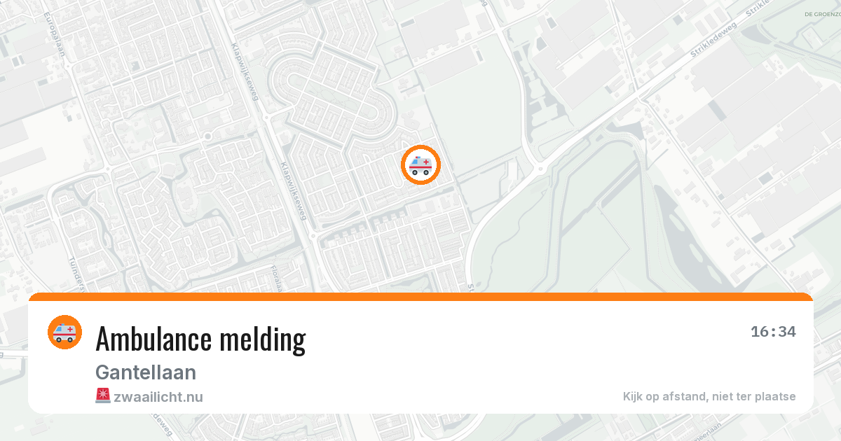Ambulance melding — 19 feb 2026