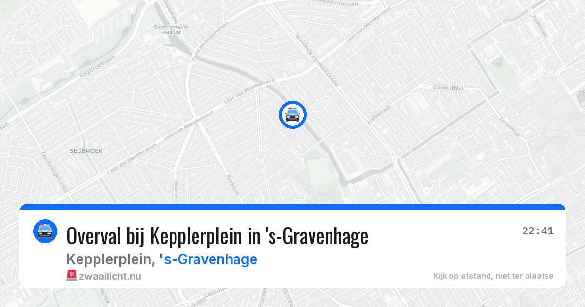 Overval bij Kepplerplein in 's-Gravenhage — 3 apr 2026