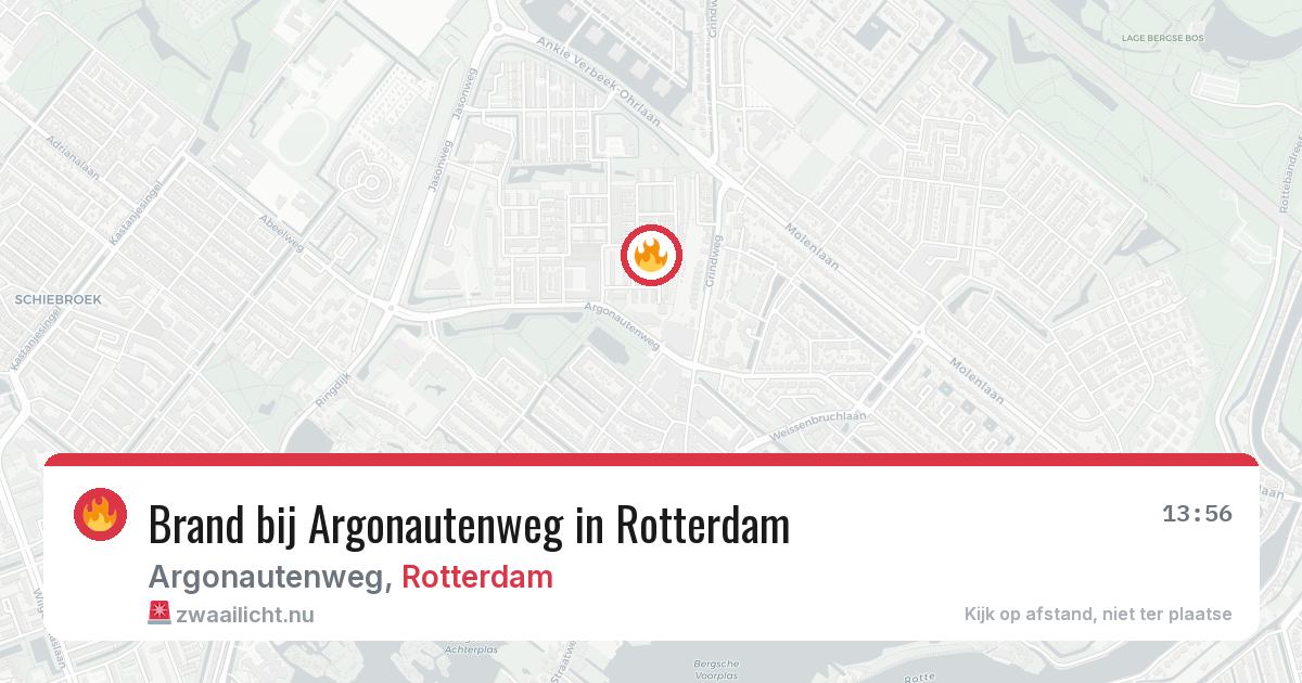 Brand bij Argonautenweg in Rotterdam — 2 jun 2026