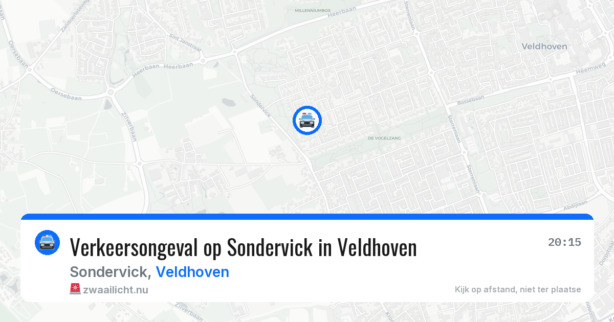 Verkeersongeval op Sondervick in Veldhoven — 6 jun 2026