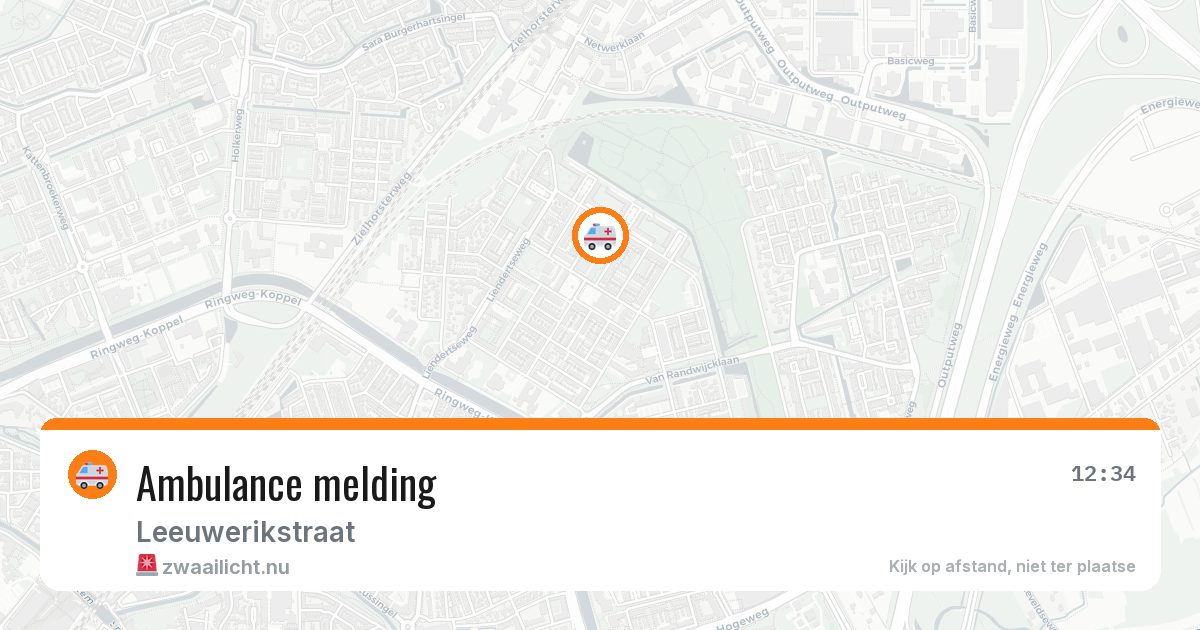 Ambulance melding — 15 jul 2026
