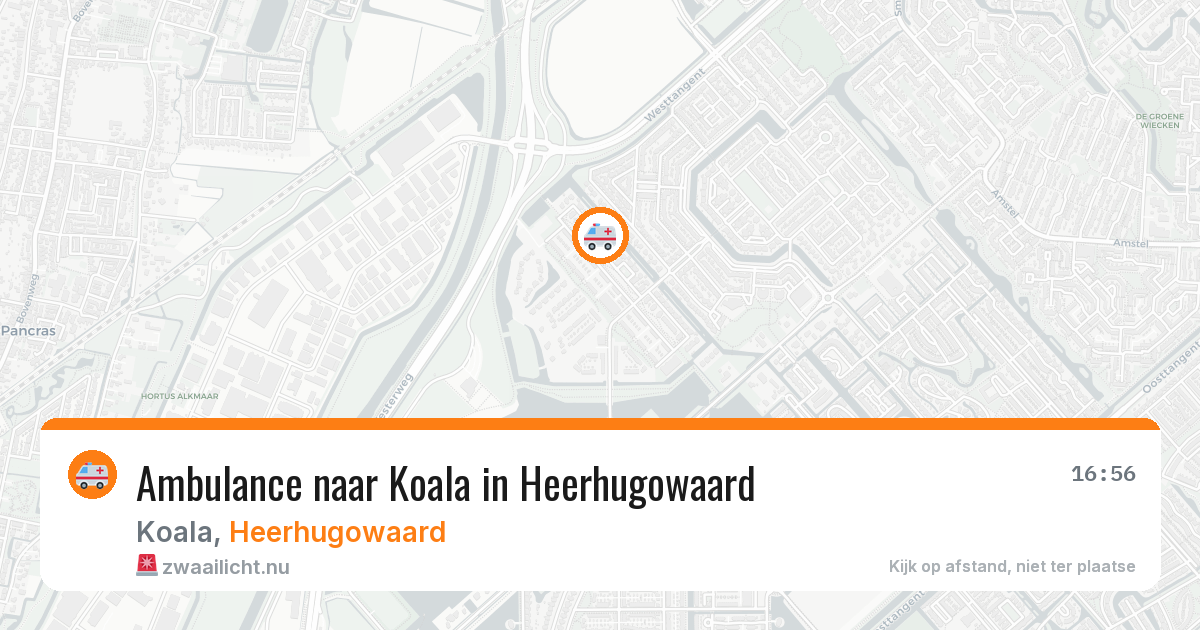 Ambulance naar Koala in Heerhugowaard — 18 jul 2026