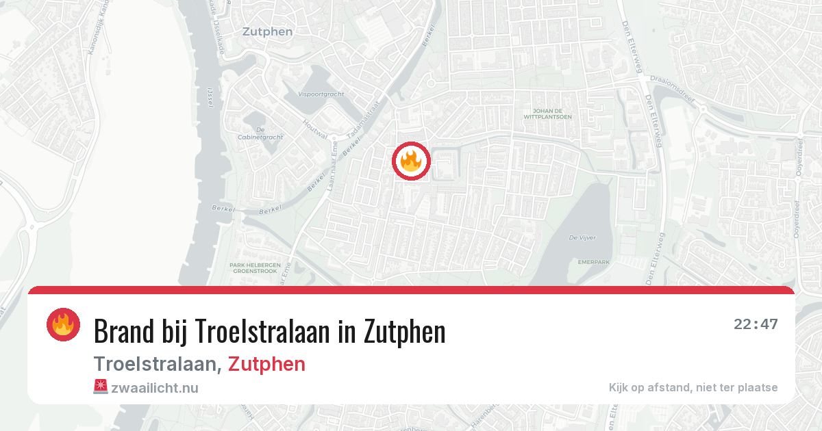 Brand bij Troelstralaan in Zutphen — 29 mei 2026
