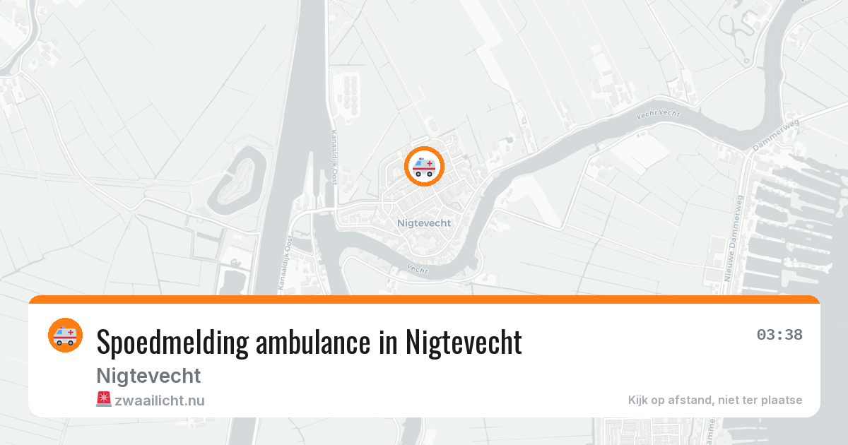 Spoedmelding ambulance in Nigtevecht — 10 feb 2026