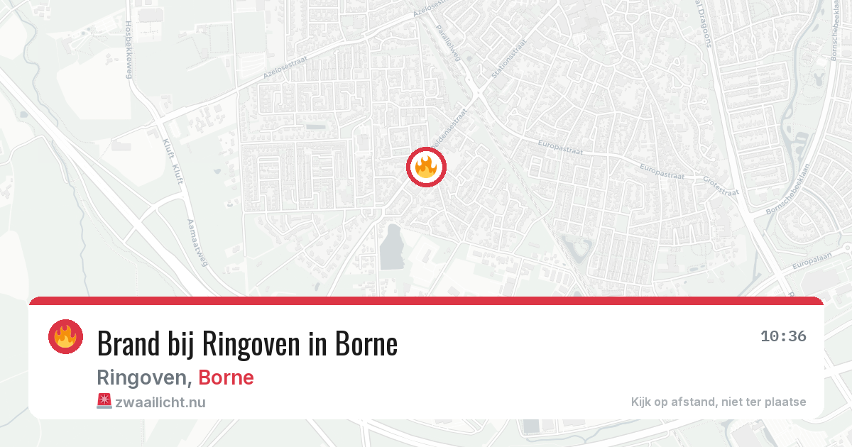 Brand bij Ringoven in Borne — 6 jun 2026
