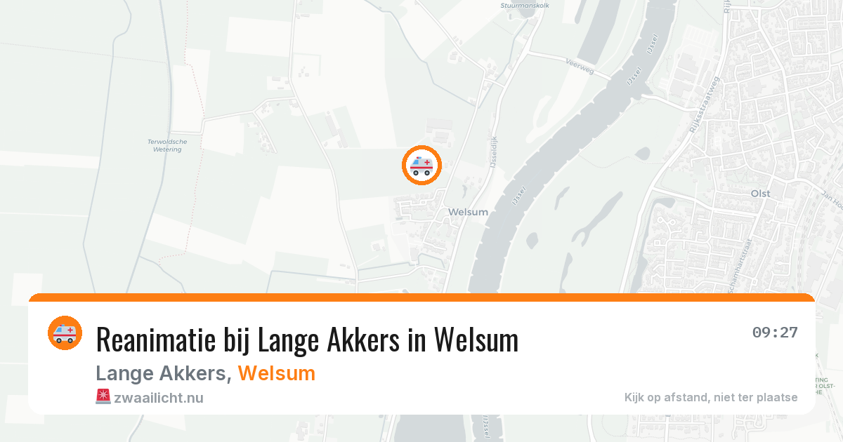 Reanimatie bij Lange Akkers in Welsum — 6 feb 2026