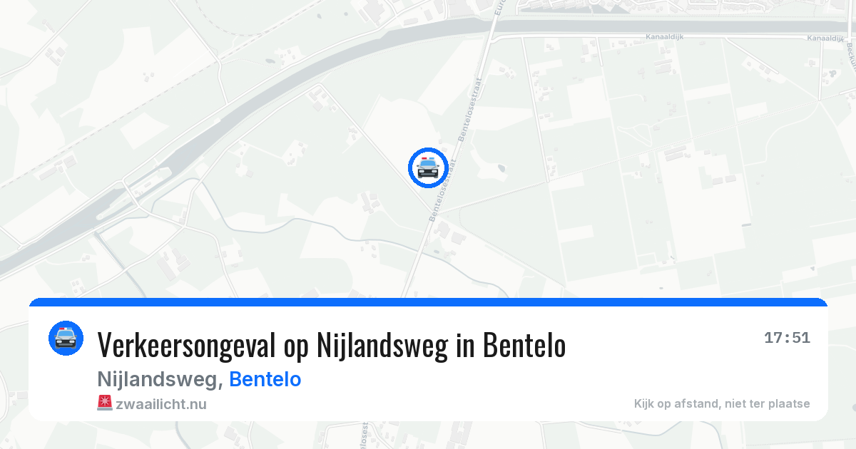 Verkeersongeval op Nijlandsweg in Bentelo — 28 jan 2026