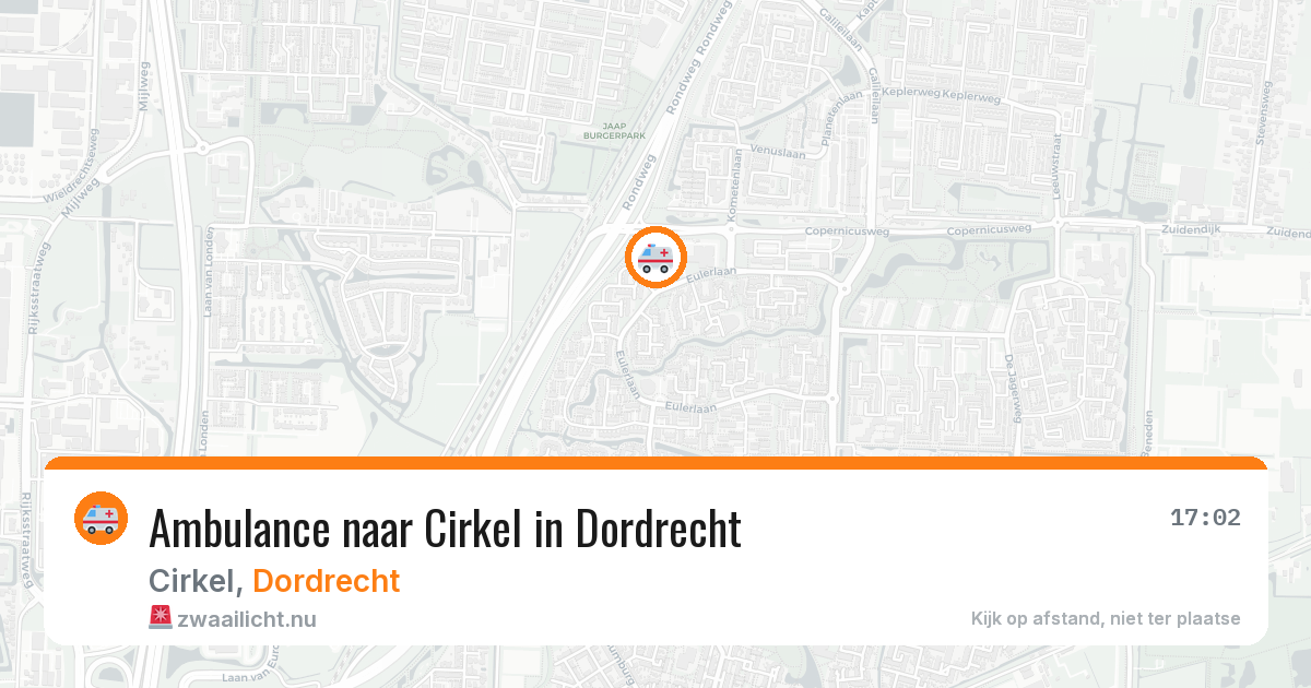 Ambulance naar Cirkel in Dordrecht — 27 mrt 2026