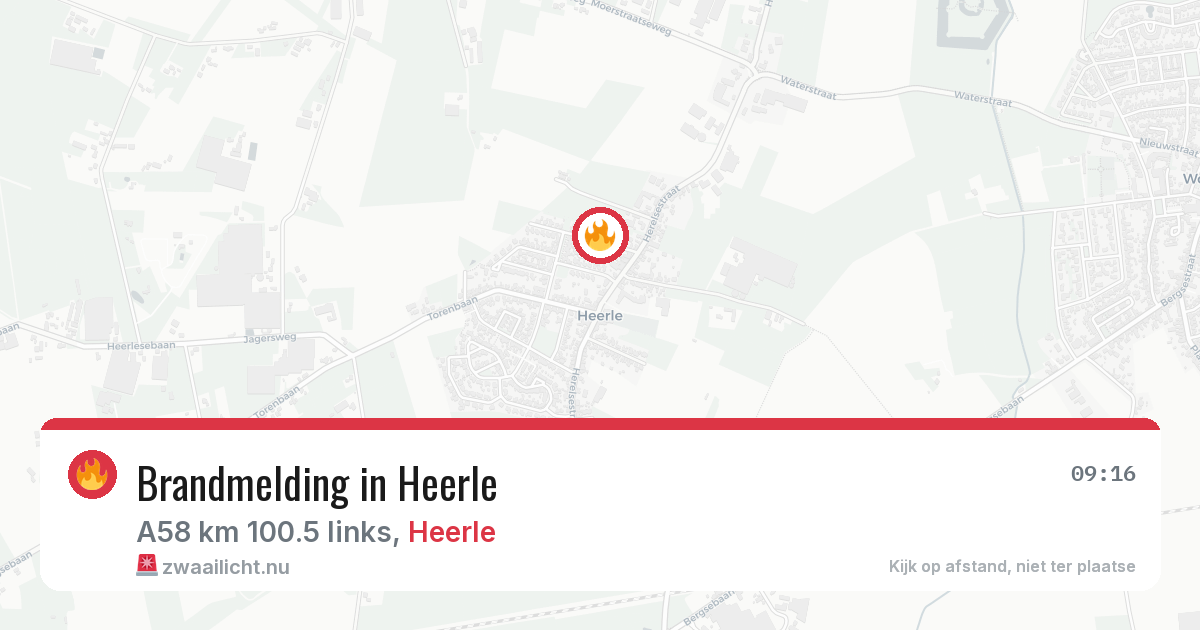 Brandmelding in Heerle — 6 mei 2026