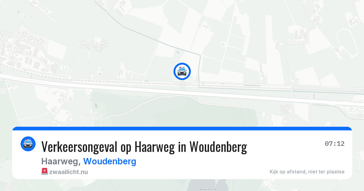Verkeersongeval op Haarweg in Woudenberg — 25 mei 2026