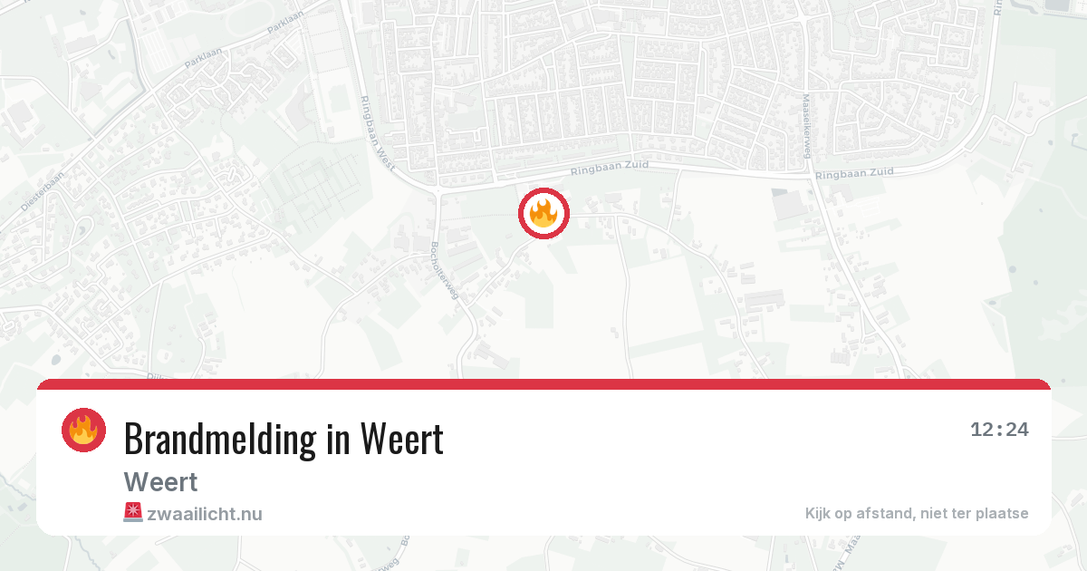 Brandmelding in Weert — 8 apr 2026