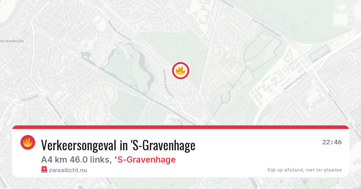 Verkeersongeval in 'S-Gravenhage — 7 mrt 2026