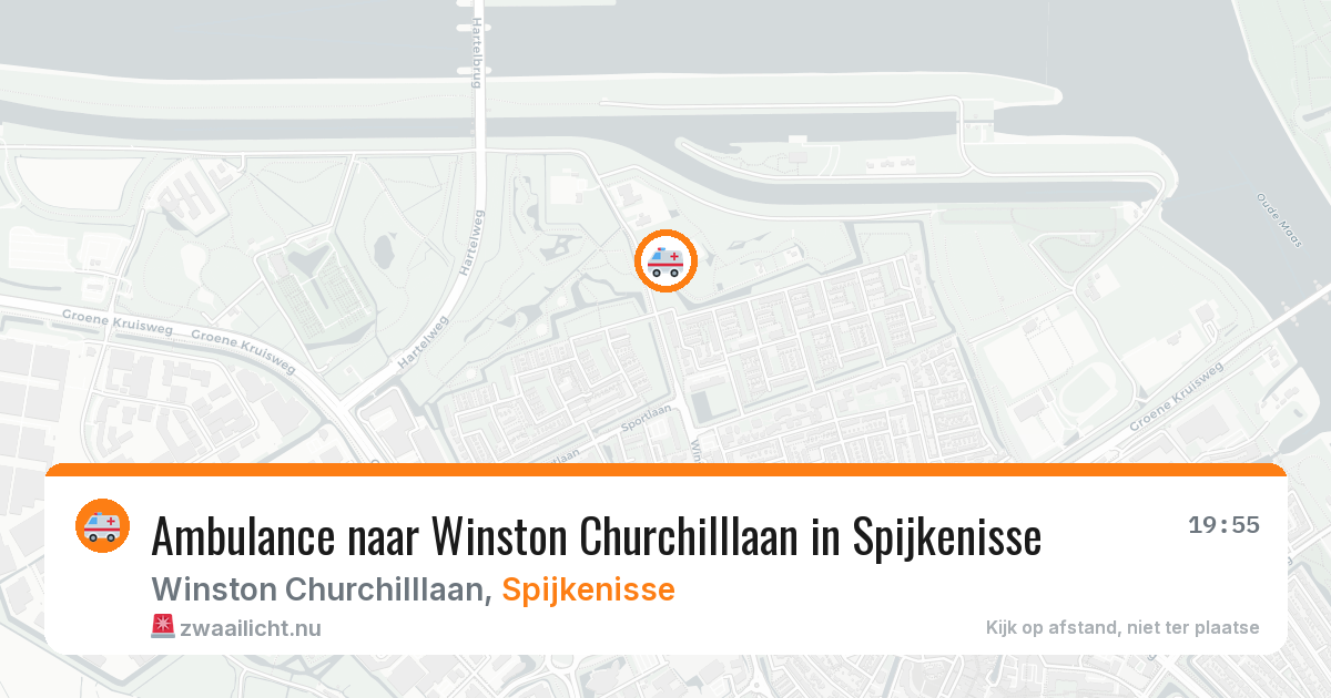 Ambulance naar Winston Churchilllaan in Spijkenisse — 23 mrt 2026