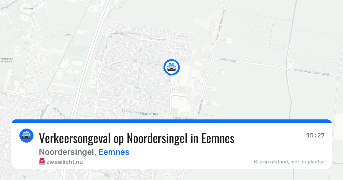 Verkeersongeval op Noordersingel in Eemnes — 11 jul 2026