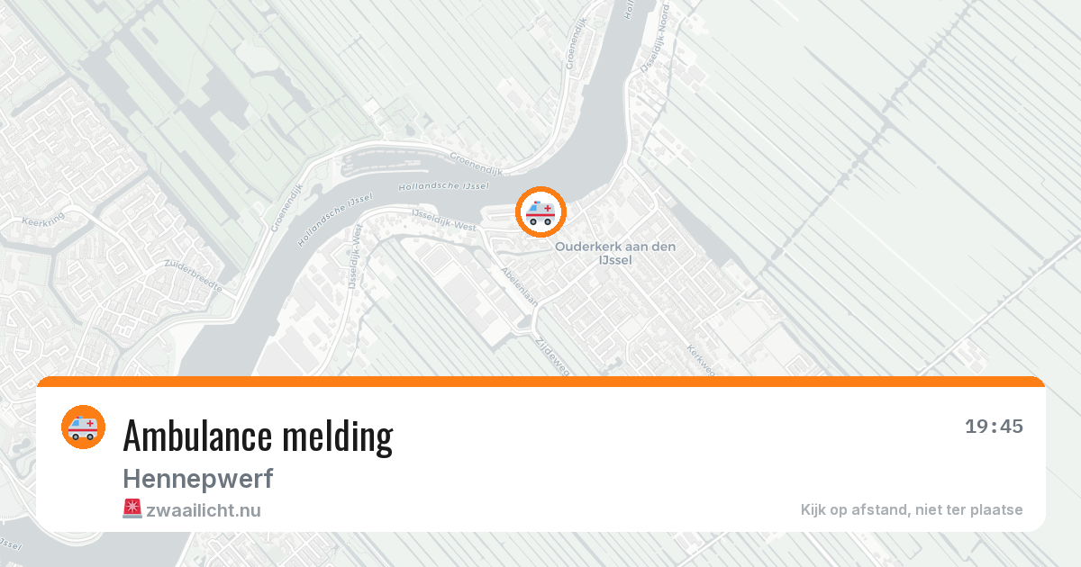 Ambulance melding — 27 feb 2026