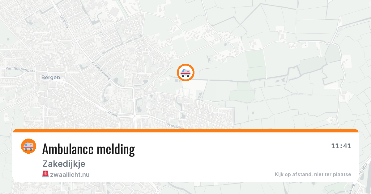 Ambulance melding — 25 jun 2026