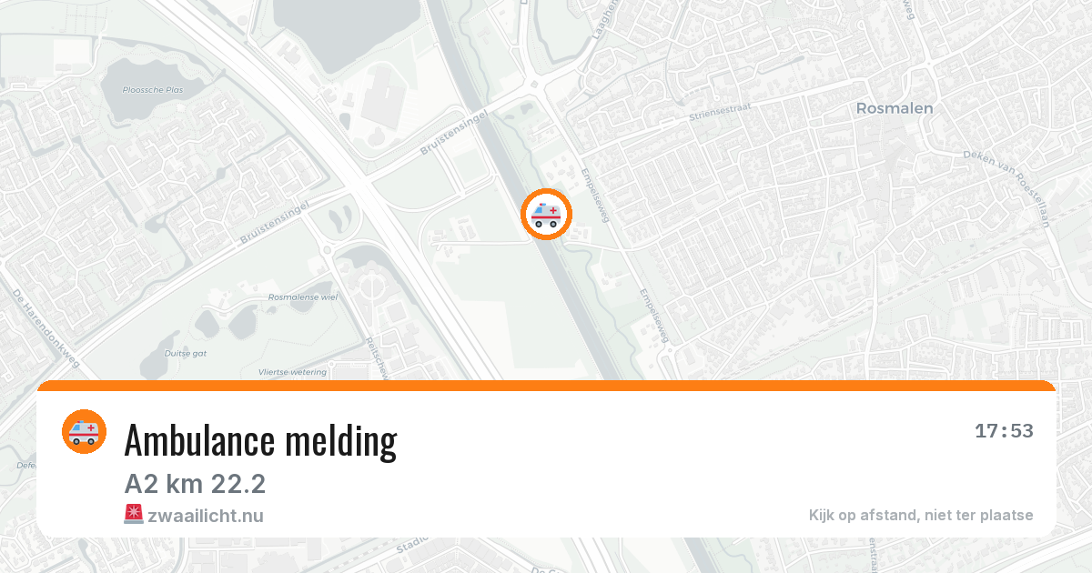 Ambulance melding — 8 jun 2026