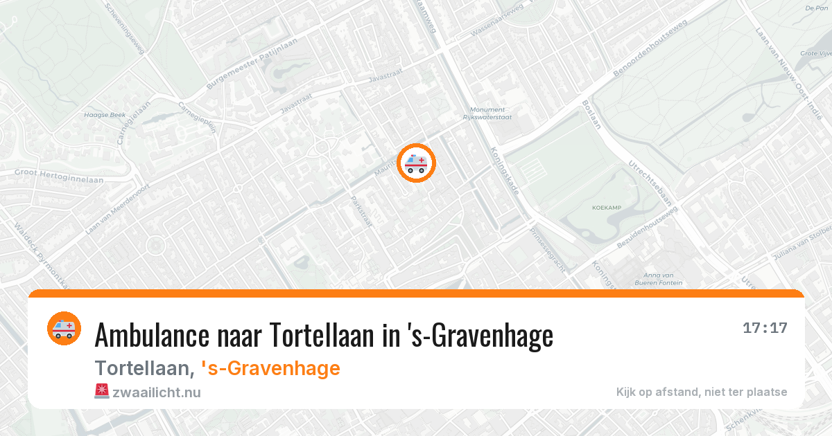 Ambulance naar Tortellaan in 's-Gravenhage — 7 apr 2026