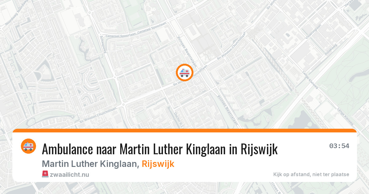 Ambulance naar Martin Luther Kinglaan in Rijswijk — 5 jun 2026
