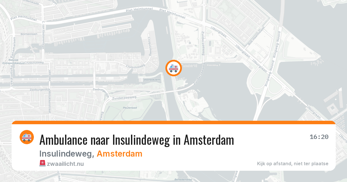 Ambulance naar Insulindeweg in Amsterdam — 20 mrt 2026