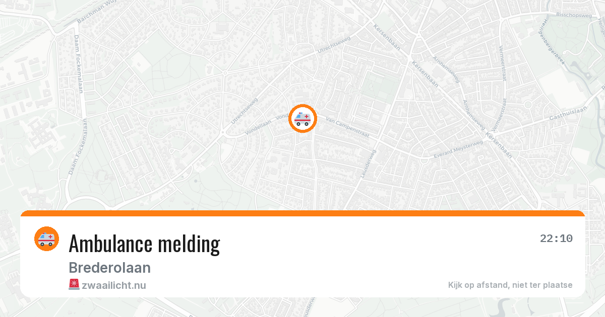 Ambulance melding — 24 jul 2026