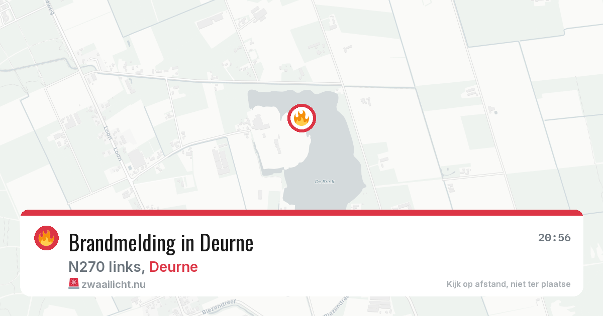 Brandmelding in Deurne — 11 jul 2026