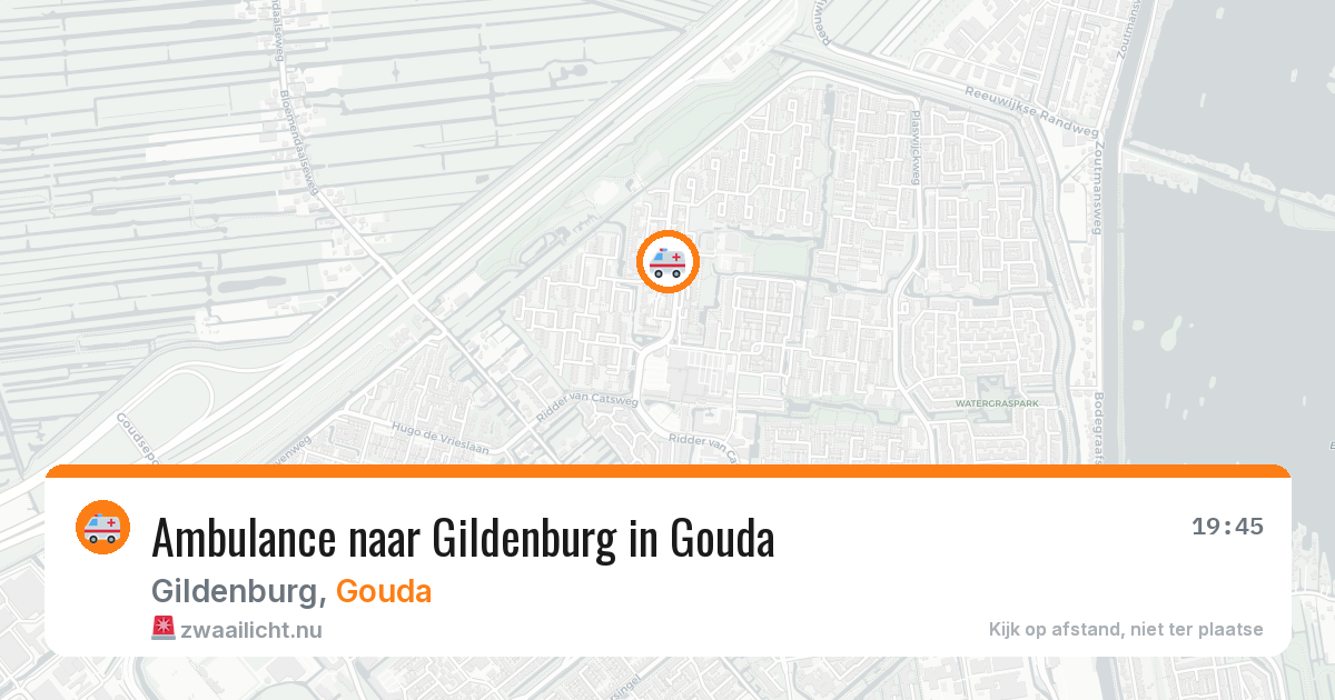 Ambulance naar Gildenburg in Gouda — 12 jul 2026