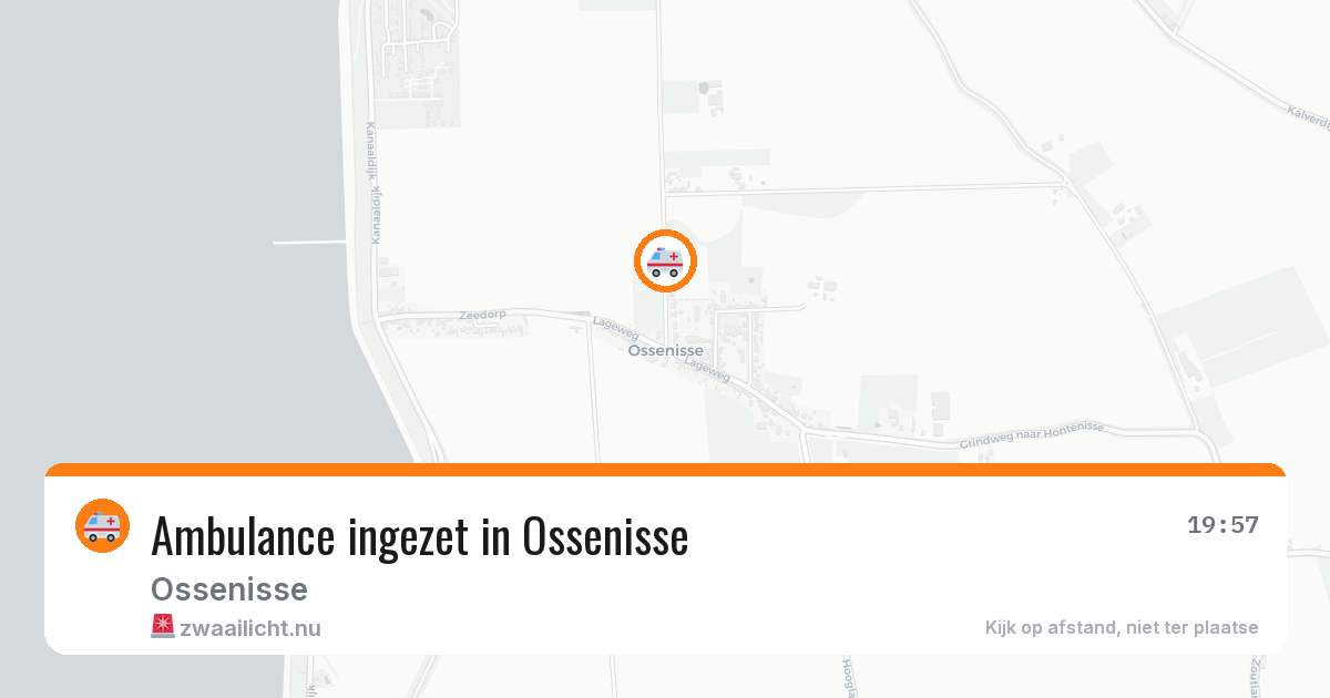 Ambulance ingezet in Ossenisse — 17 feb 2026