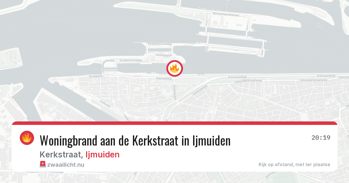 Woningbrand aan de Kerkstraat in Ijmuiden — 21 jan 2026