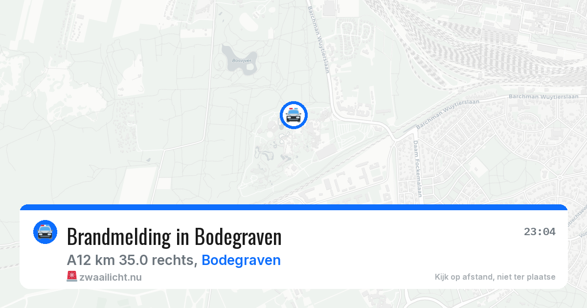 Brandmelding in Bodegraven — 22 jan 2026