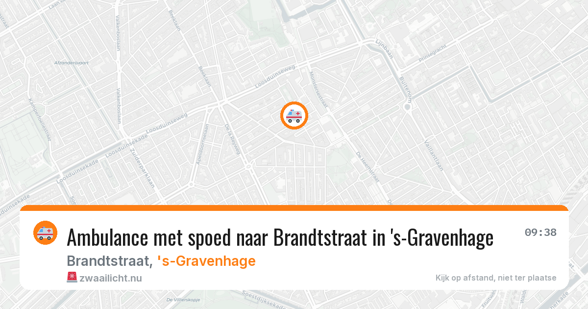 Ambulance met spoed naar Brandtstraat in 's-Gravenhage — 27 mei 2026