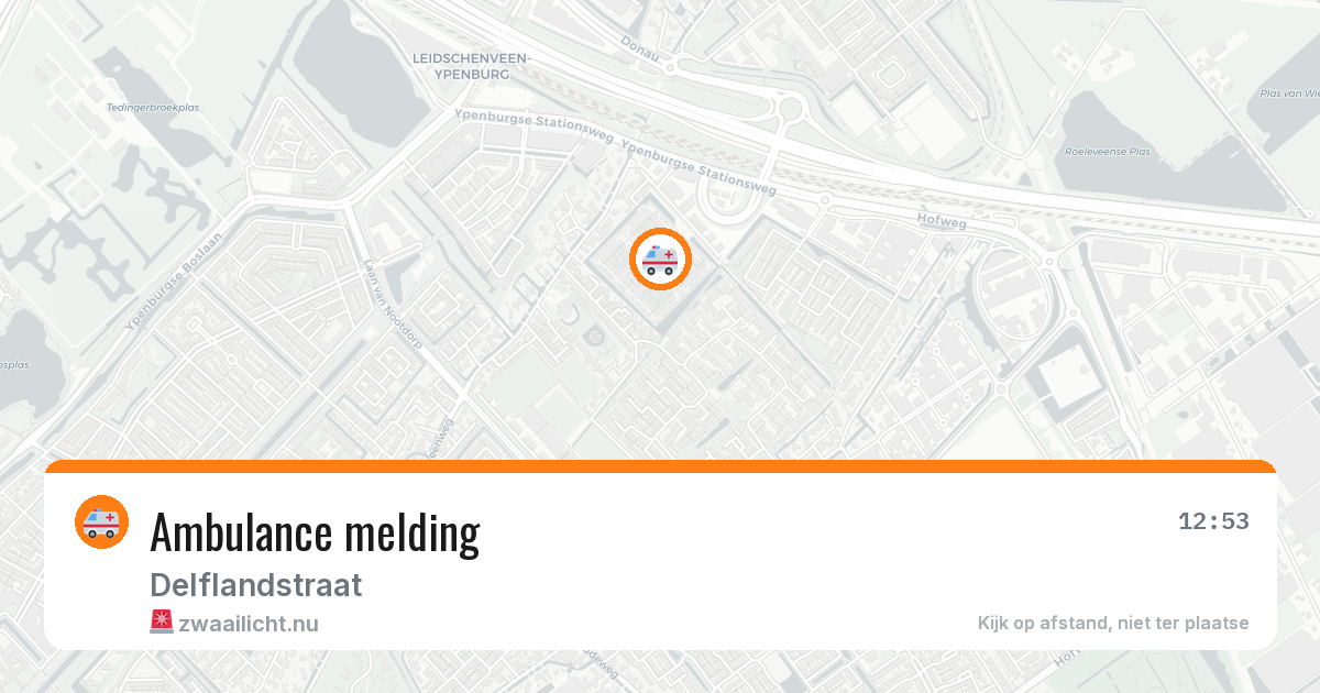 Ambulance melding — 31 mei 2026