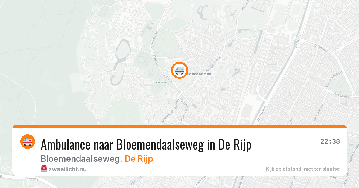 Ambulance naar Bloemendaalseweg in De Rijp — 7 jul 2026