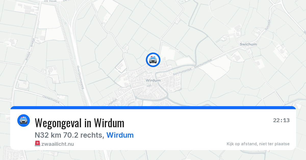 Wegongeval in Wirdum — 27 jan 2026