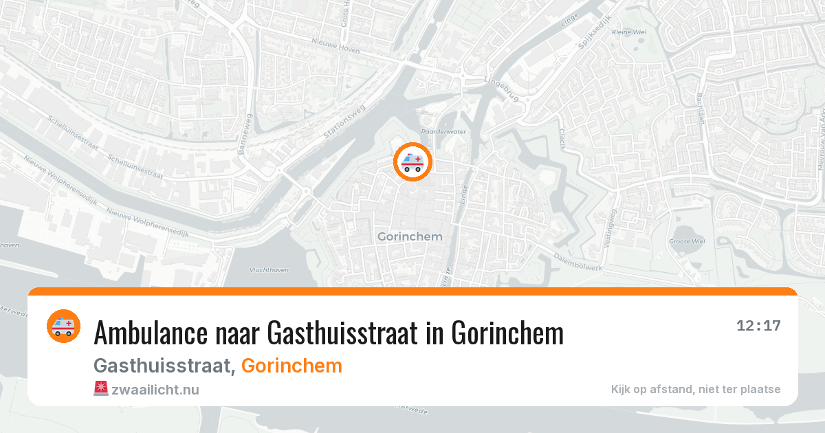 Ambulance naar Gasthuisstraat in Gorinchem — 5 jun 2026