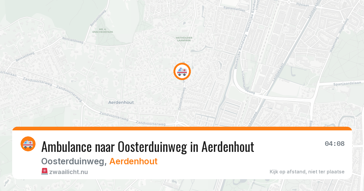 Ambulance naar Oosterduinweg in Aerdenhout — 20 jan 2026