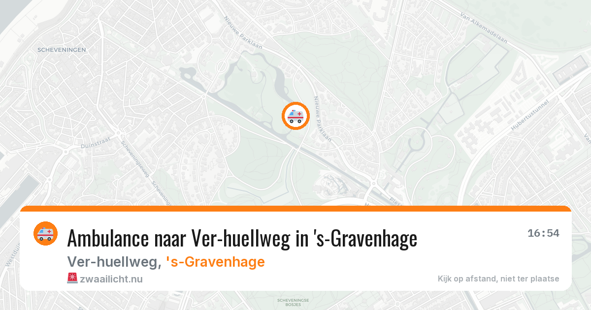 Ambulance naar Ver-huellweg in 's-Gravenhage — 15 jul 2026