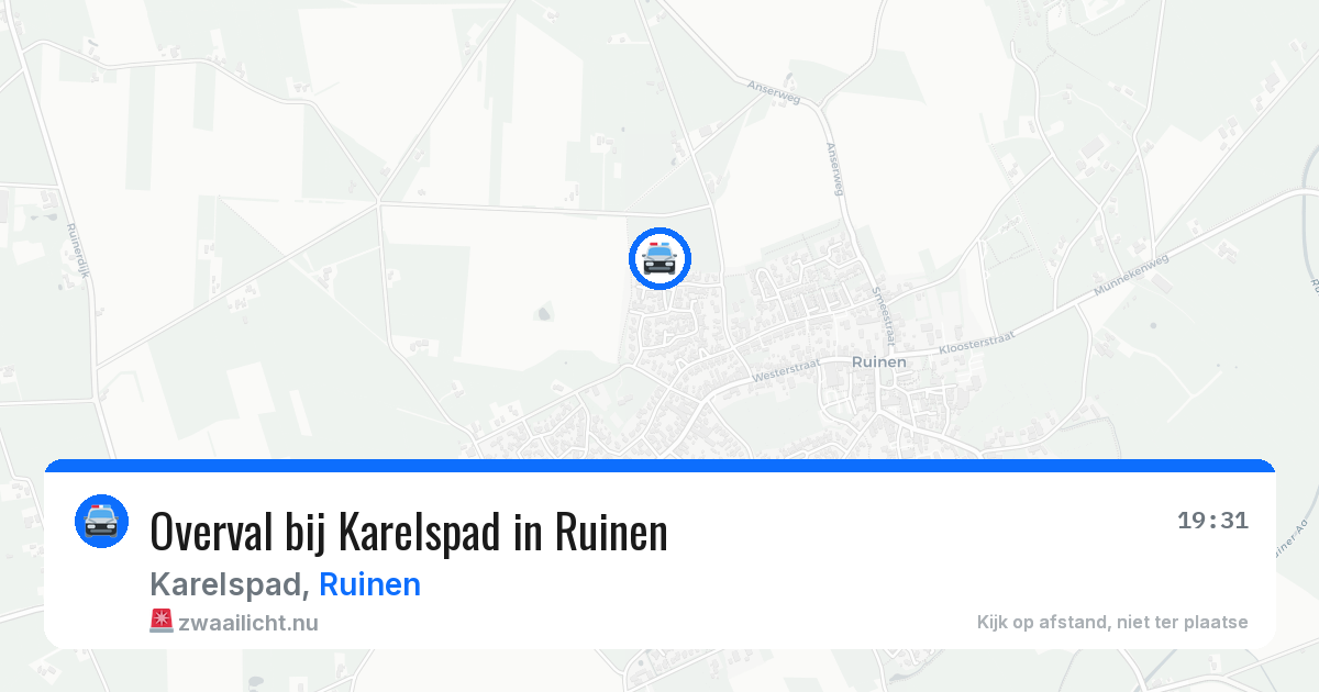 Overval bij Karelspad in Ruinen — 4 jul 2026