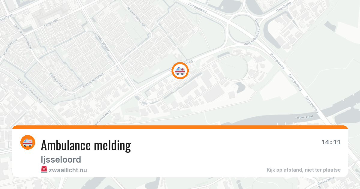Ambulance melding — 8 jul 2026